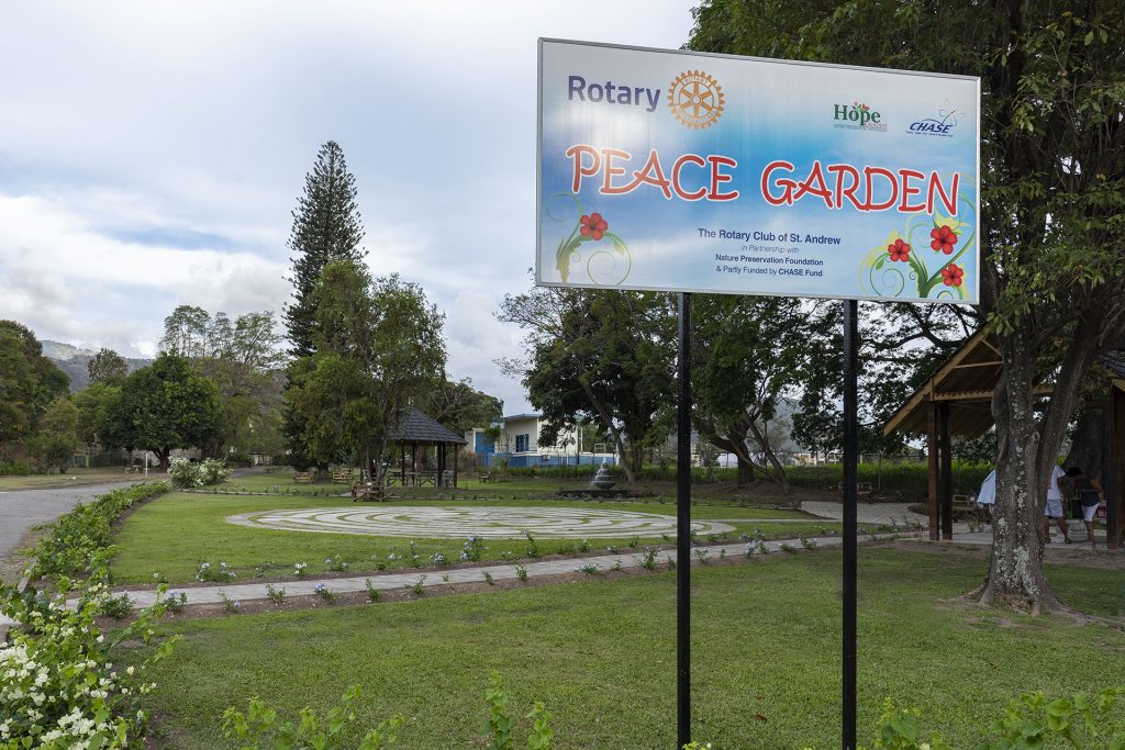 Peace Garden, a Rotary partnership